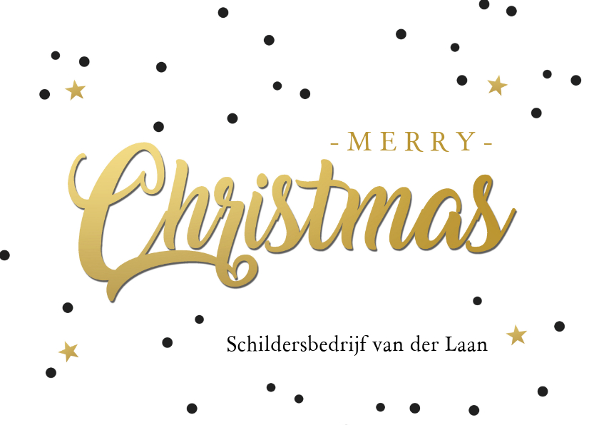 Kerst christmas goud - Zakelijke kerstkaarten Zakelijke kerstkaarten - Kerst christmas goud