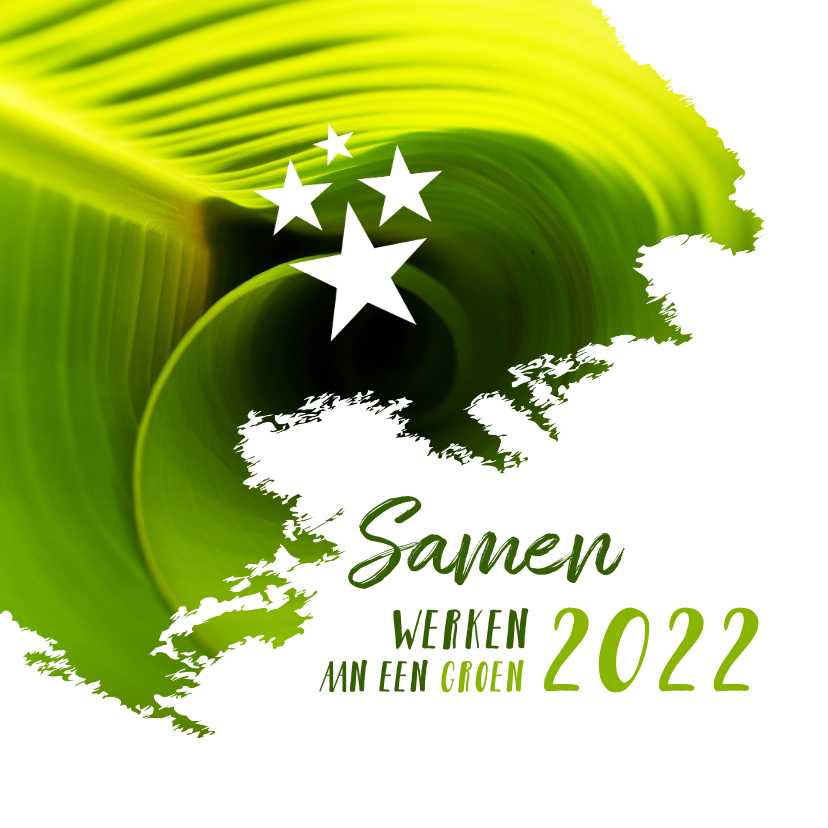 Kerst zakelijk samen werken aan een groen jaar - Zakelijke kerstkaarten Zakelijke kerstkaarten - Kerst zakelijk samen werken aan een groen jaar
