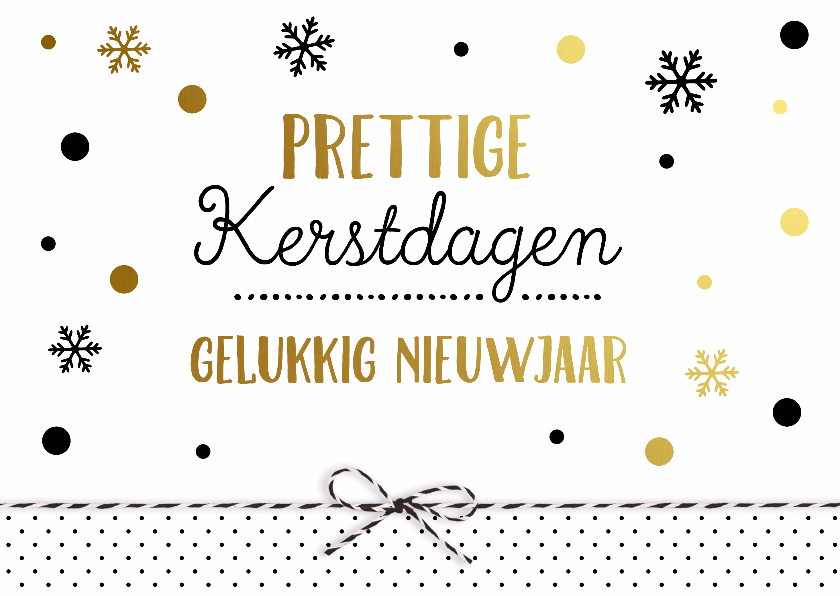 Kerstkaart strik-99 - Zakelijke kerstkaarten Zakelijke kerstkaarten - Kerstkaart strik-99