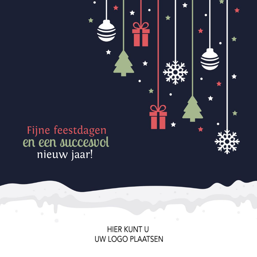 Zakelijke kerstkaarten - Kerstkaart voor zakelijke relatie