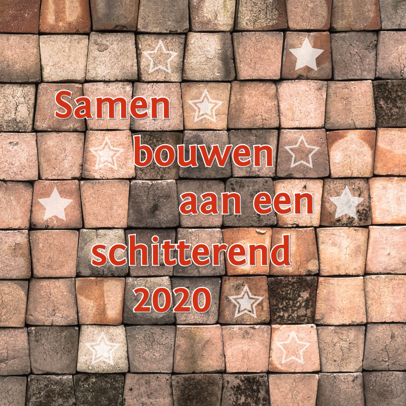 Kerstkaart zakelijk bouwen - Zakelijke kerstkaarten Zakelijke kerstkaarten - Kerstkaart zakelijk bouwen