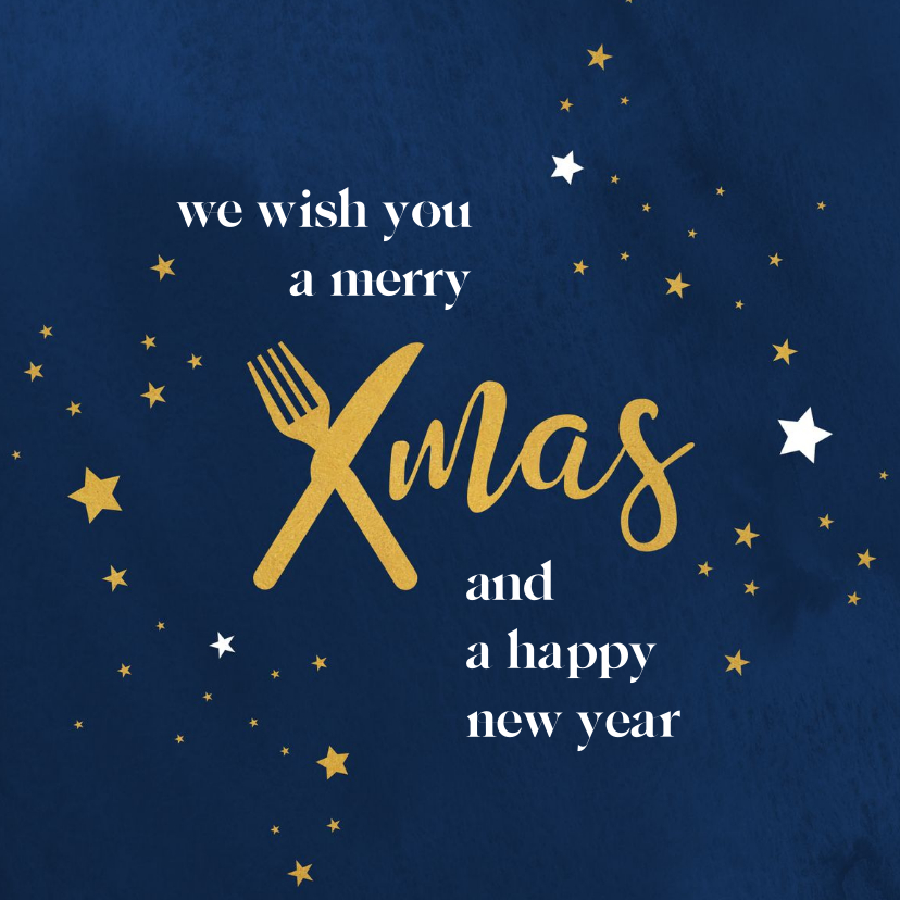 Kerstkaart zakelijk horeca - Zakelijke kerstkaarten Zakelijke kerstkaarten - Kerstkaart zakelijk horeca