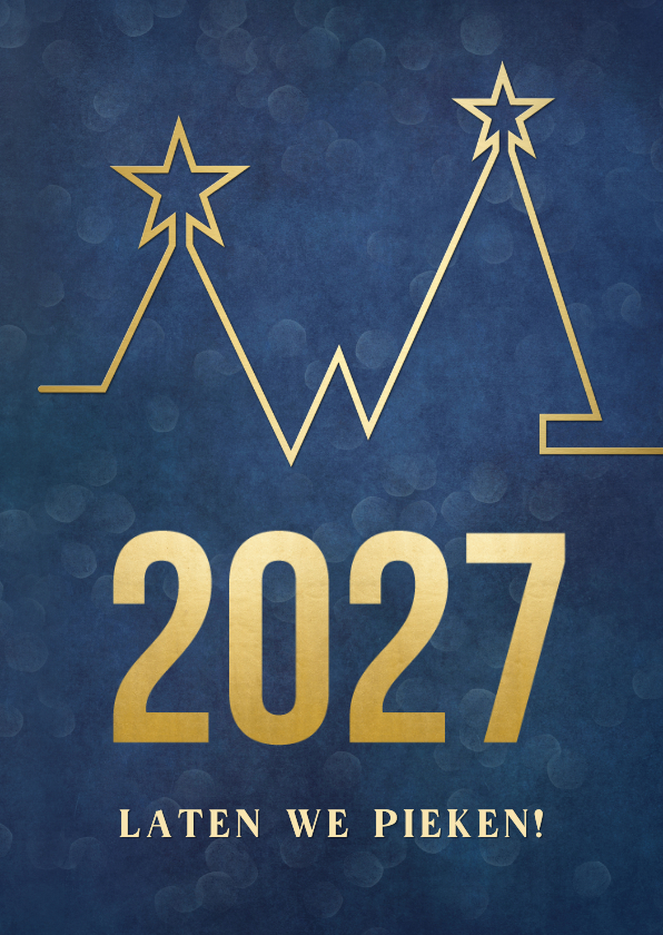 Positieve zakelijke kerstkaart pieken in 2027 - met grafiek - Zakelijke kerstkaarten Zakelijke kerstkaarten - Positieve zakelijke kerstkaart pieken in 2027 - met grafiek