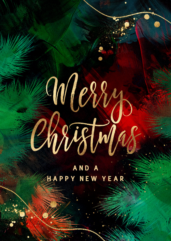 Zakelijke kerstkaarten - Stijlvolle zakelijke kerstkaart bedrijf