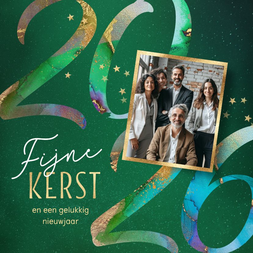 Zakelijke kerstkaarten - Zakelijke foto kerstkaart 2027