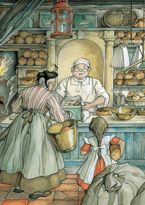 Zakelijke kerstkaart Anton Pieck bakkerij - Zakelijke kerstkaarten Zakelijke kerstkaarten - Zakelijke kerstkaart Anton Pieck bakkerij