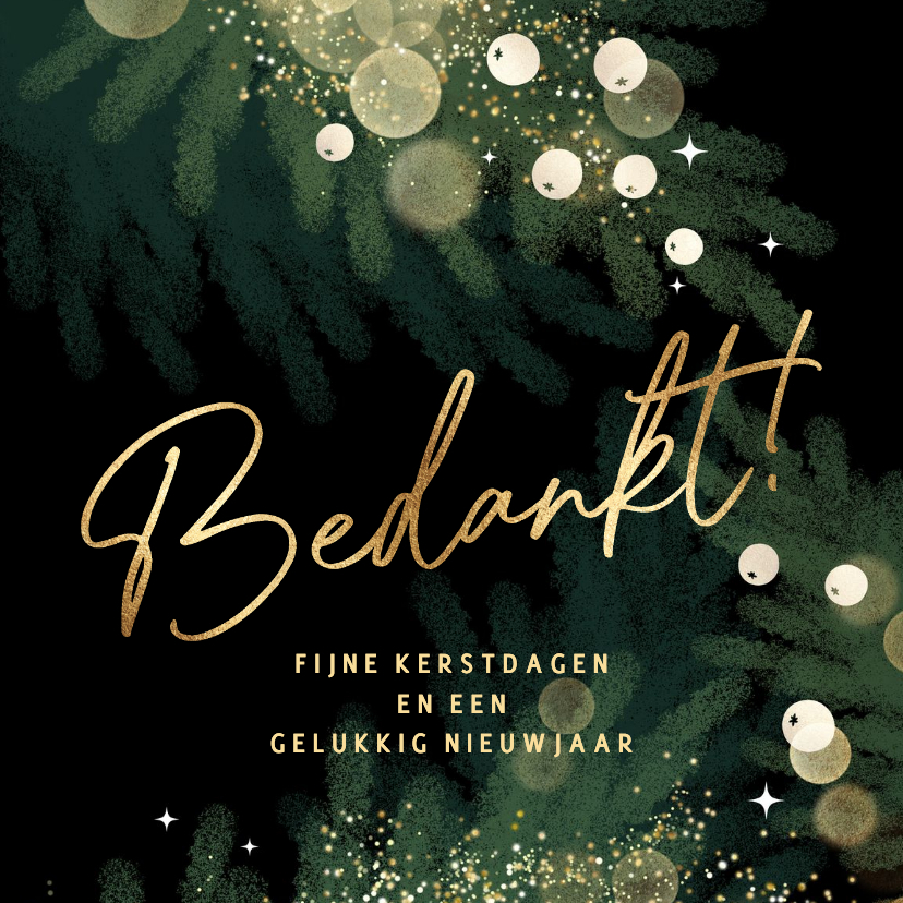 Zakelijke kerstkaart met logo en bedankt - Zakelijke kerstkaarten Zakelijke kerstkaarten - Zakelijke kerstkaart met logo en bedankt