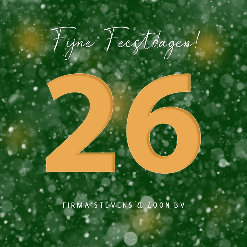 Zakelijke kerstkaart sfeervol 2026 - Zakelijke kerstkaarten Zakelijke kerstkaarten - Zakelijke kerstkaart sfeervol 2026