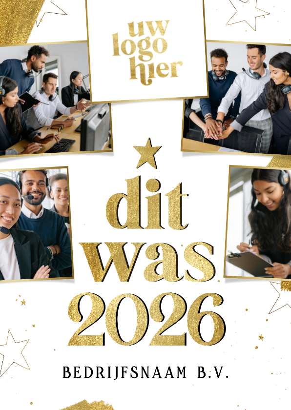 Zakelijke kerstkaart terugblik dit was 2026 - Zakelijke kerstkaarten Zakelijke kerstkaarten - Zakelijke kerstkaart terugblik dit was 2026