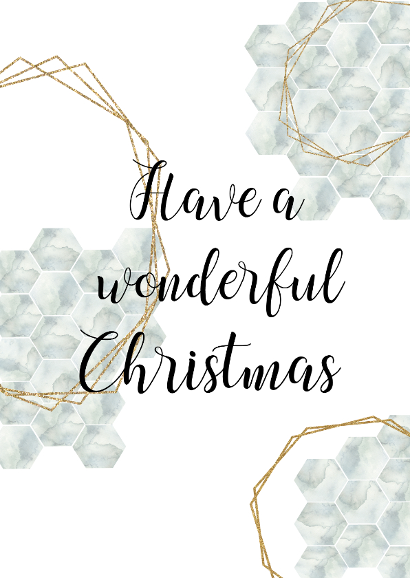 Zakelijke kerstkaart uniek marble - Zakelijke kerstkaarten Zakelijke kerstkaarten - Zakelijke kerstkaart uniek marble