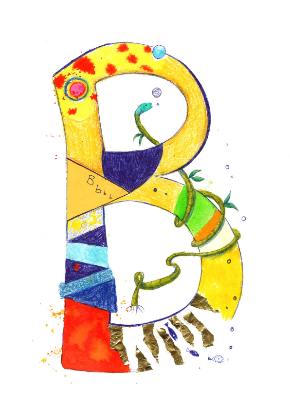 De letter B - Zomaar kaarten Zomaar kaarten - De letter B