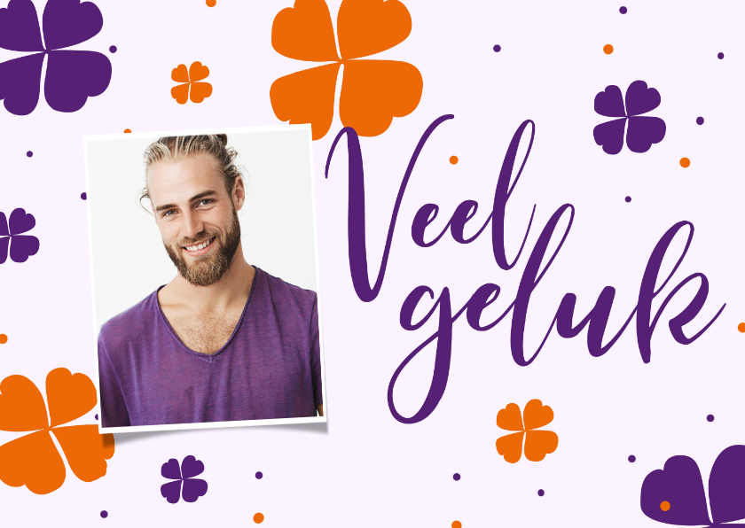 KiKa succes kaart veel geluk en foto - Zomaar kaarten Zomaar kaarten - KiKa succes kaart veel geluk en foto