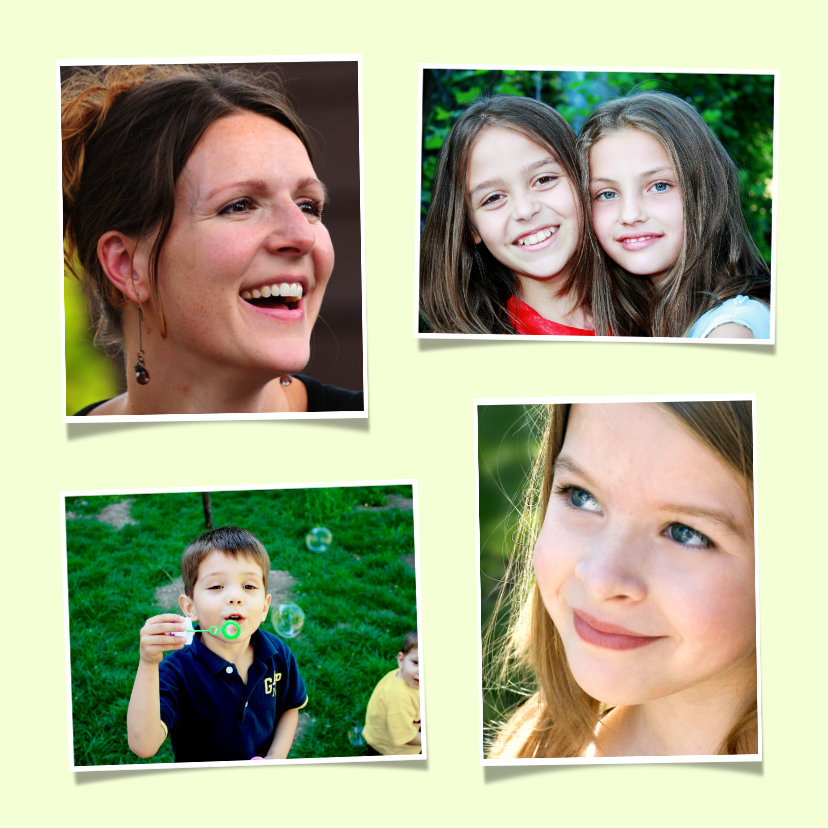 Leuke kaart met fotocollage - Zomaar kaarten Zomaar kaarten - Leuke kaart met fotocollage