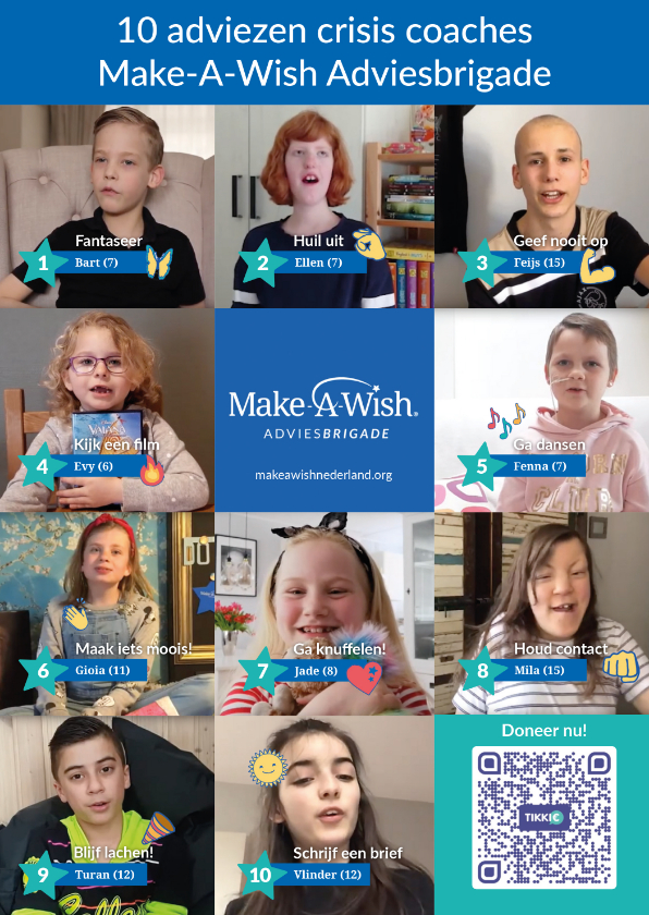 Make-A-Wish Adviesbrigade 10 adviezen crisis coaches - Zomaar kaarten Zomaar kaarten - Make-A-Wish Adviesbrigade 10 adviezen crisis coaches