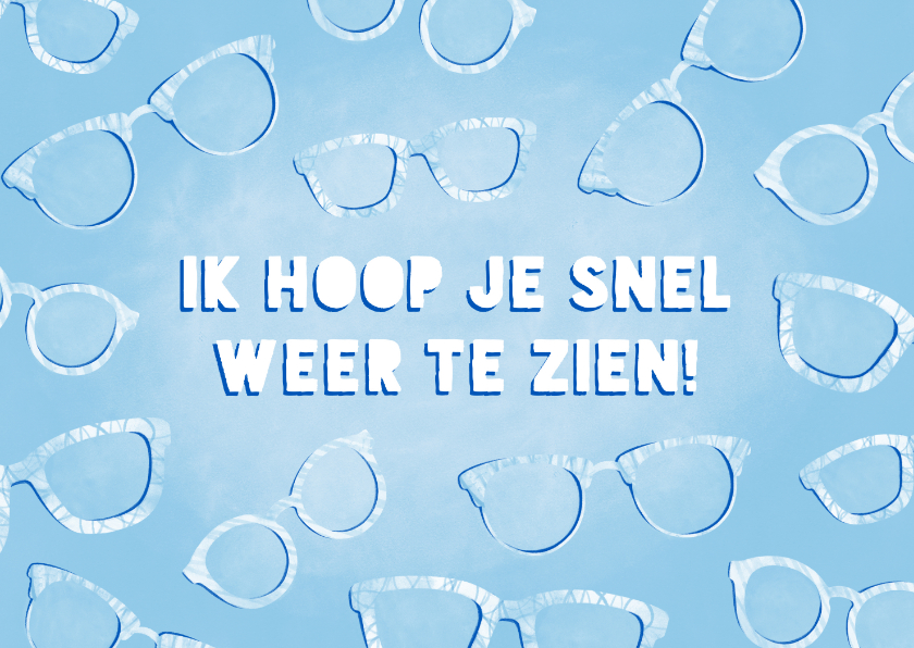 Make-A-Wish kaartje ik hoop dat ik je snel weer kan zien - Zomaar kaarten Zomaar kaarten - Make-A-Wish kaartje ik hoop dat ik je snel weer kan zien