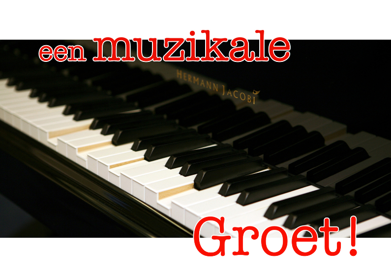 Piano 1 - Toetsen - Zomaar kaarten Zomaar kaarten - Piano 1 - Toetsen