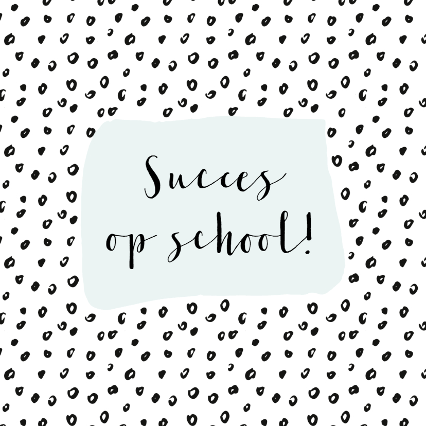 Succes kaart stippen Aanpasbare kleur - WW - Zomaar kaarten Zomaar kaarten - Succes kaart stippen Aanpasbare kleur - WW