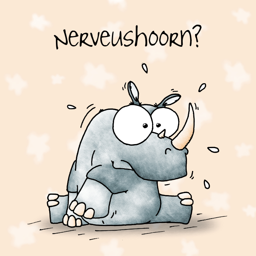 Succeskaart Nerveushoorn? - Zomaar kaarten Zomaar kaarten - Succeskaart Nerveushoorn?