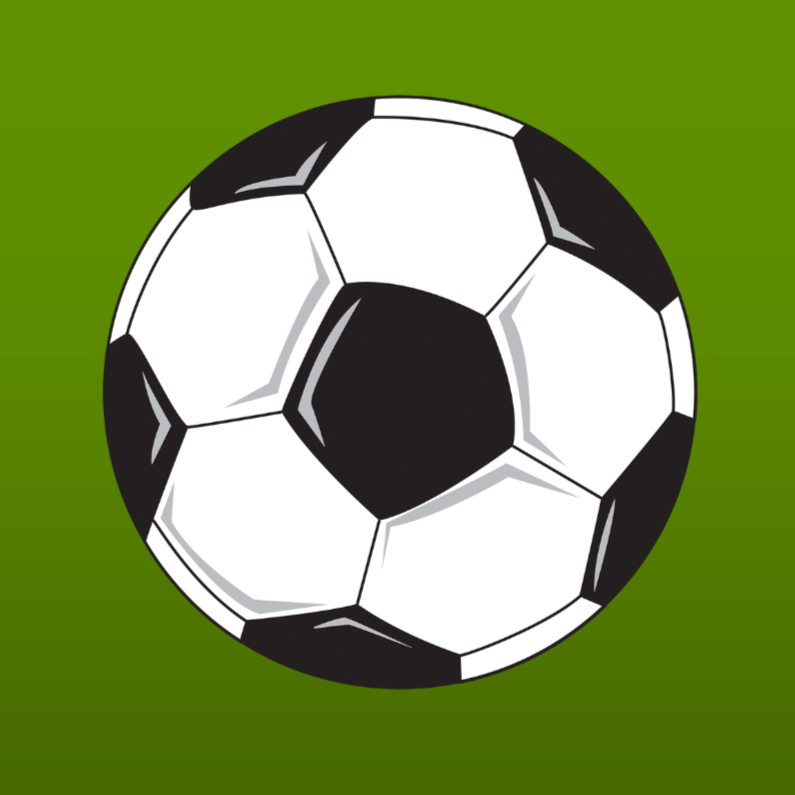 Voetbal groen - Zomaar kaarten Zomaar kaarten - Voetbal groen