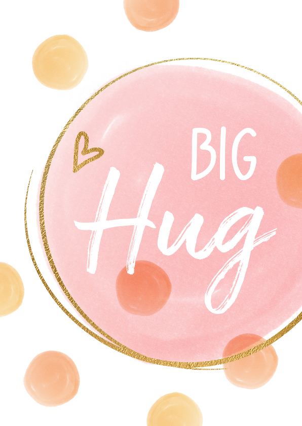 Vrolijke kaart Big Hug - Wenskaarten Wenskaarten - Vrolijke kaart Big Hug
