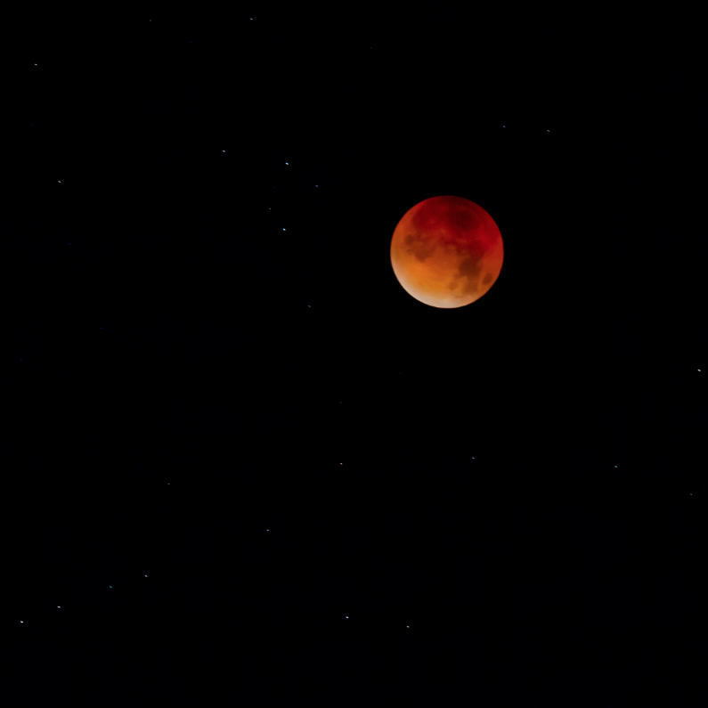 Wenskaart met maansverduistering - Zomaar kaarten Zomaar kaarten - Wenskaart met maansverduistering
