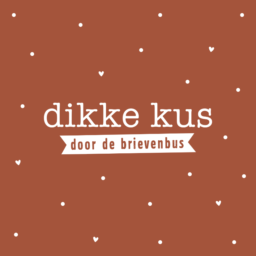 Zomaar - dikke kus door je brievenbus corona - Zomaar kaarten Zomaar kaarten - Zomaar - dikke kus door je brievenbus corona
