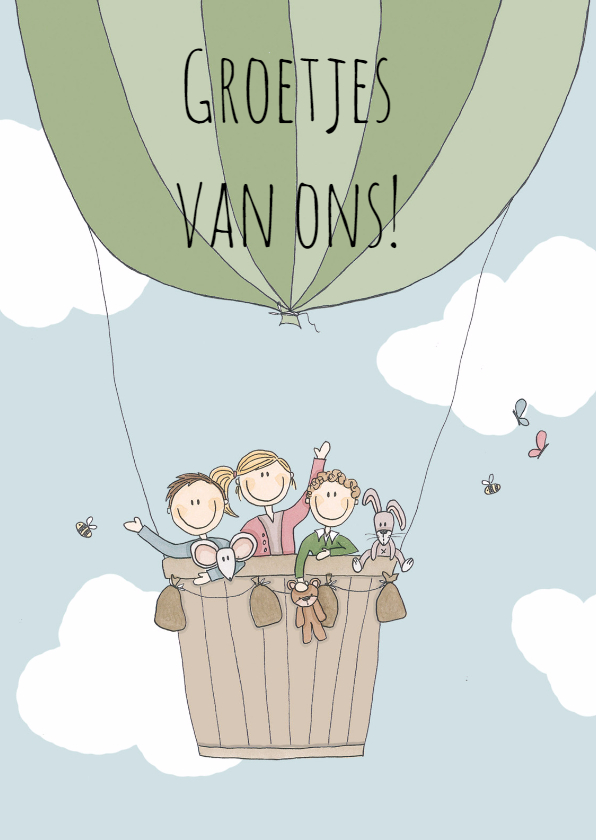 Zomaar Groetjes van ons! - LFZ - Zomaar kaarten Zomaar kaarten - Zomaar Groetjes van ons! - LFZ