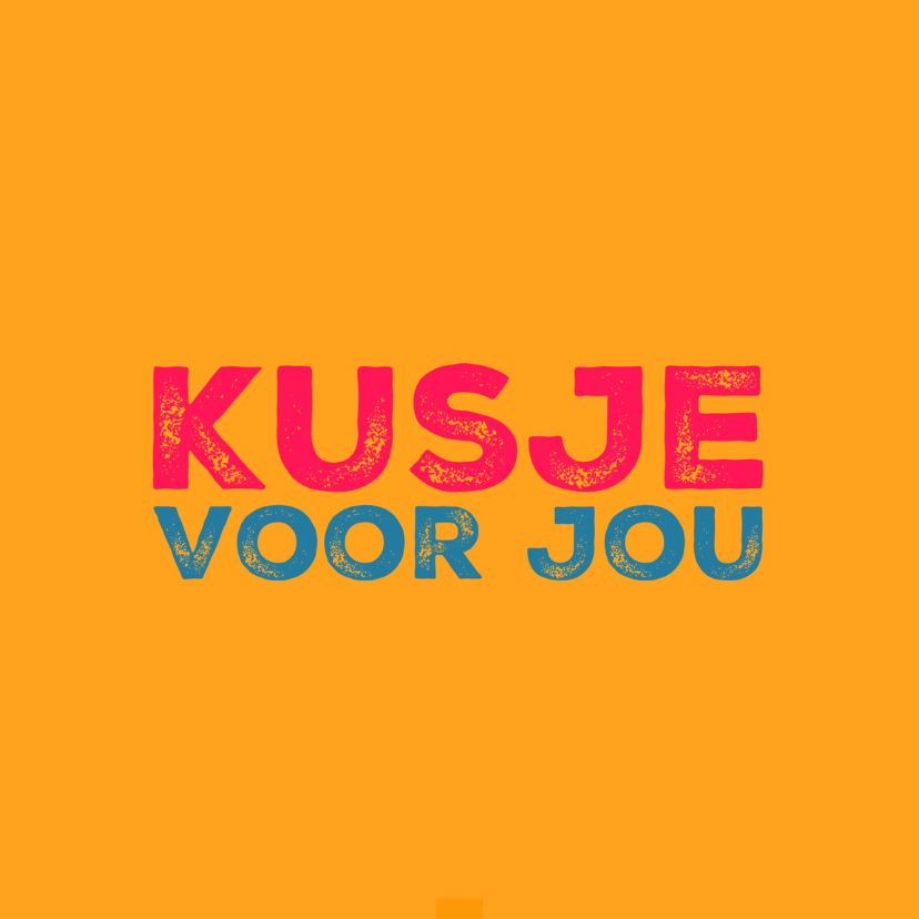 Zomaar kaart kusje -LB - Zomaar kaarten Zomaar kaarten - Zomaar kaart kusje -LB