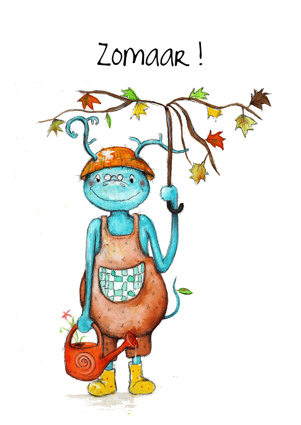Zomaar, om je een hart onder de riem te steken! - Zomaar kaarten Zomaar kaarten - Zomaar, om je een hart onder de riem te steken!