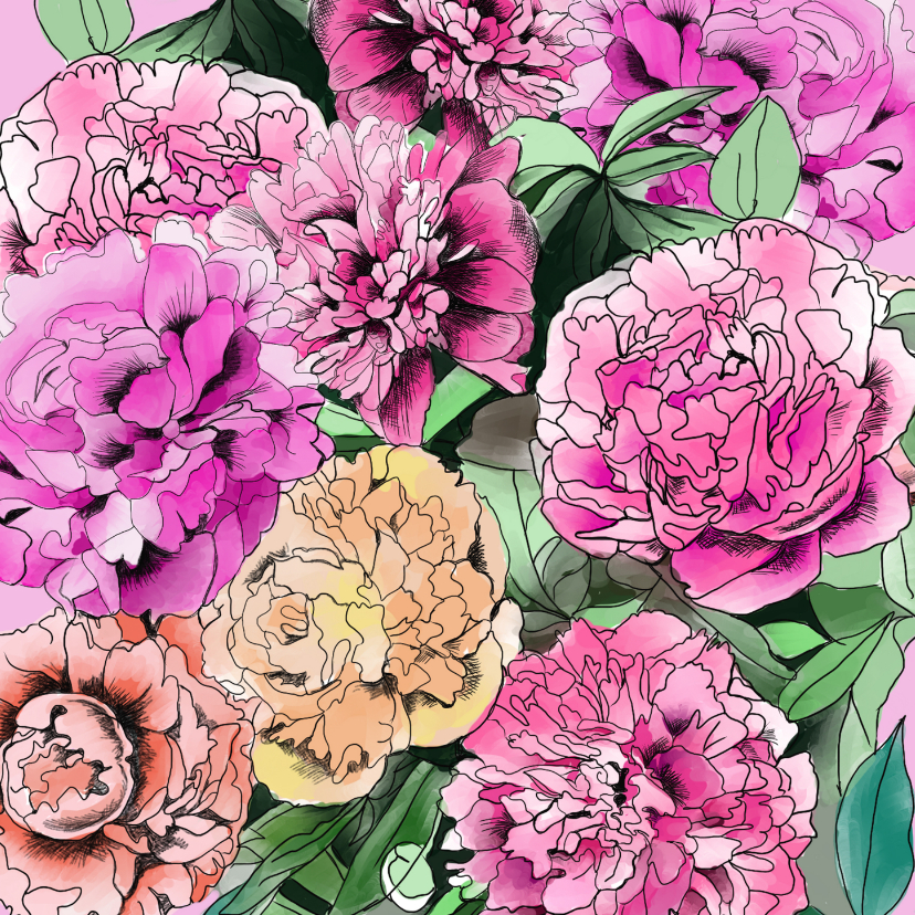 Zomaar veel bloemen - Zomaar kaarten Zomaar kaarten - Zomaar veel bloemen