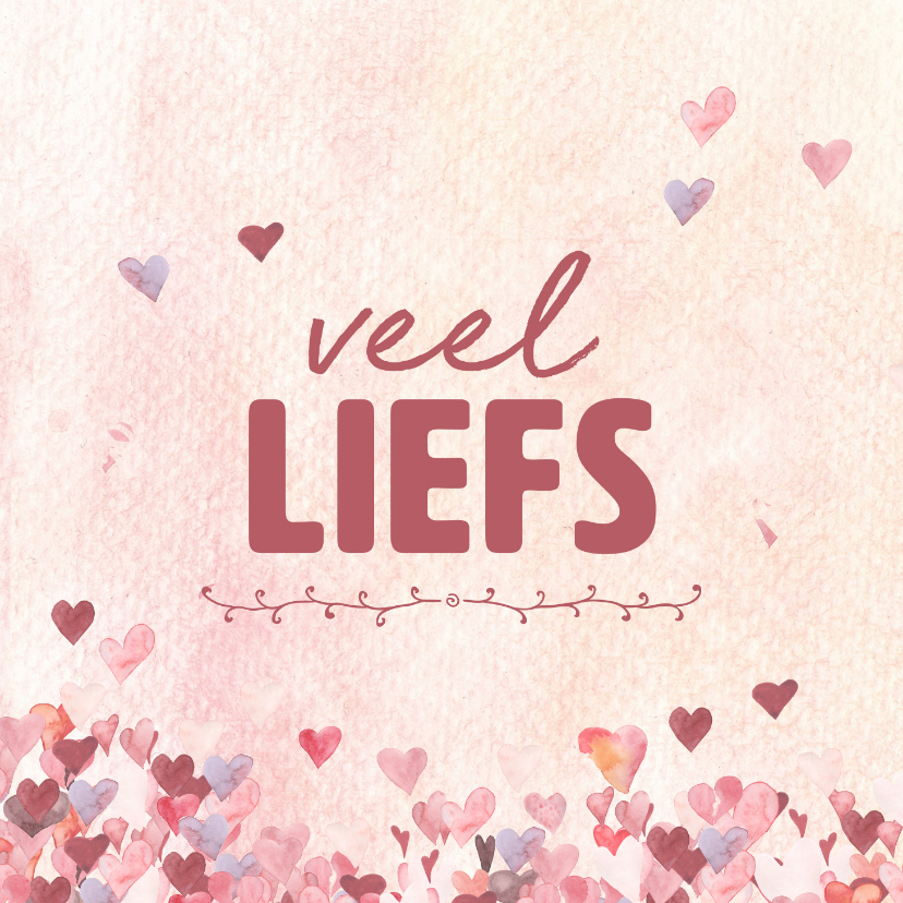 Zomaar - veel liefs hartjes - Zomaar kaarten Zomaar kaarten - Zomaar - veel liefs hartjes