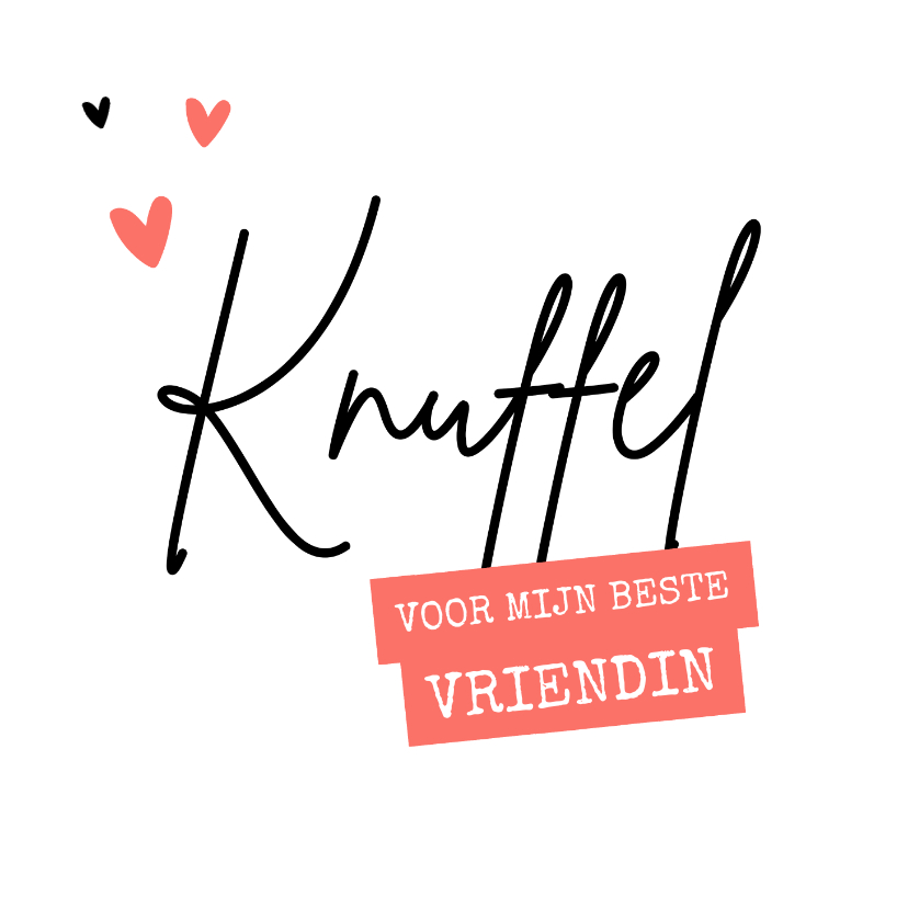 Zomaar vriendschapskaart hartjes dikke knuffel veel liefs - Zomaar kaarten Zomaar kaarten - Zomaar vriendschapskaart hartjes dikke knuffel veel liefs