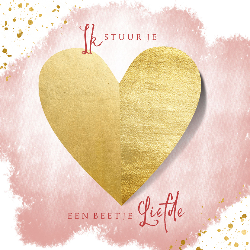 Zomaarkaart een beetje liefde - Zomaar kaarten Zomaar kaarten - Zomaarkaart een beetje liefde